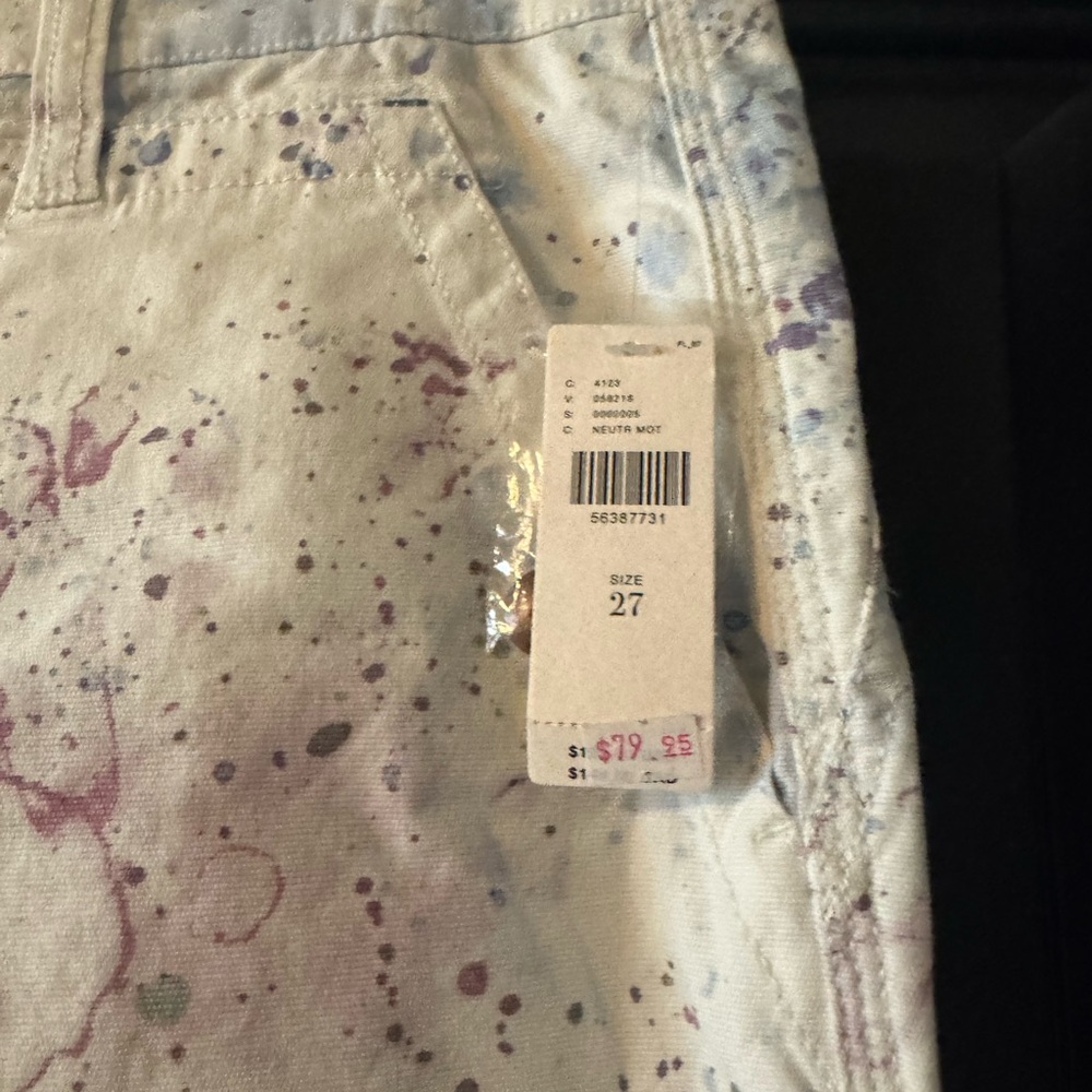 Multicolor Splatter Paint Pants - Picture 2 of 2